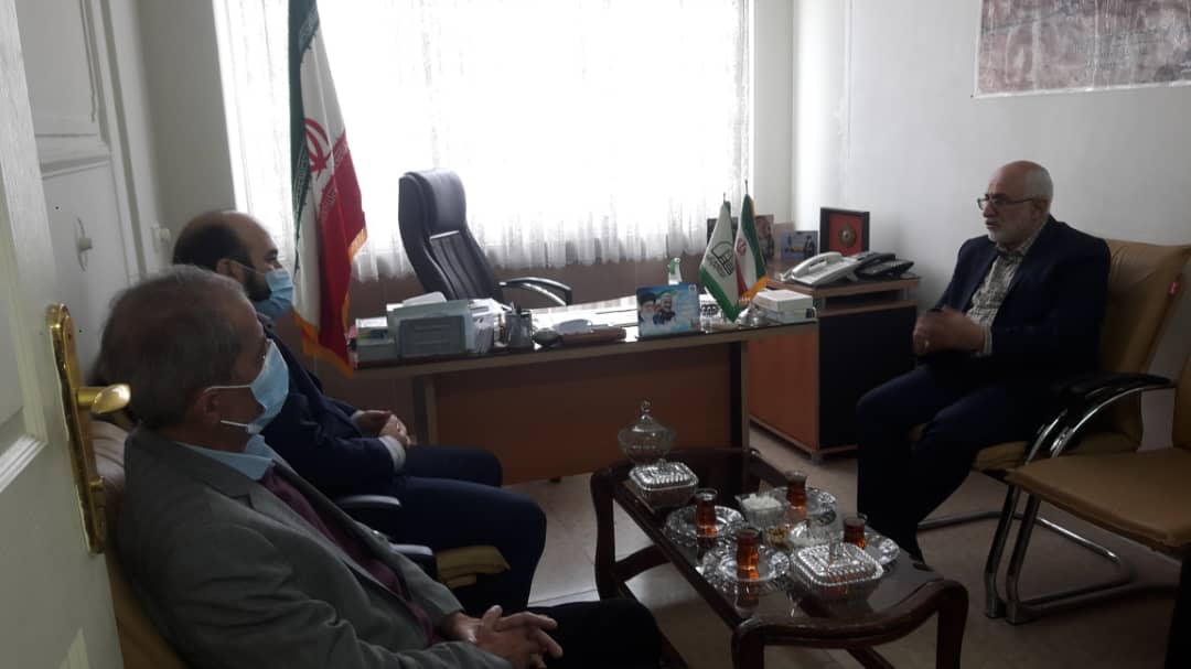 دیدار رئیس ستاد بازسازی عتبات عالیات استان و مدیرکل سازمان تامین اجتماعی  نیروهای مسلح