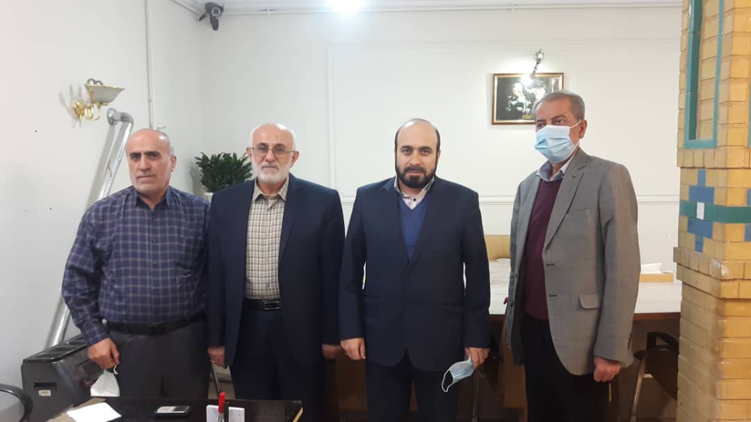 دیدار رئیس ستاد بازسازی عتبات عالیات استان و مدیرکل سازمان تامین اجتماعی  نیروهای مسلح