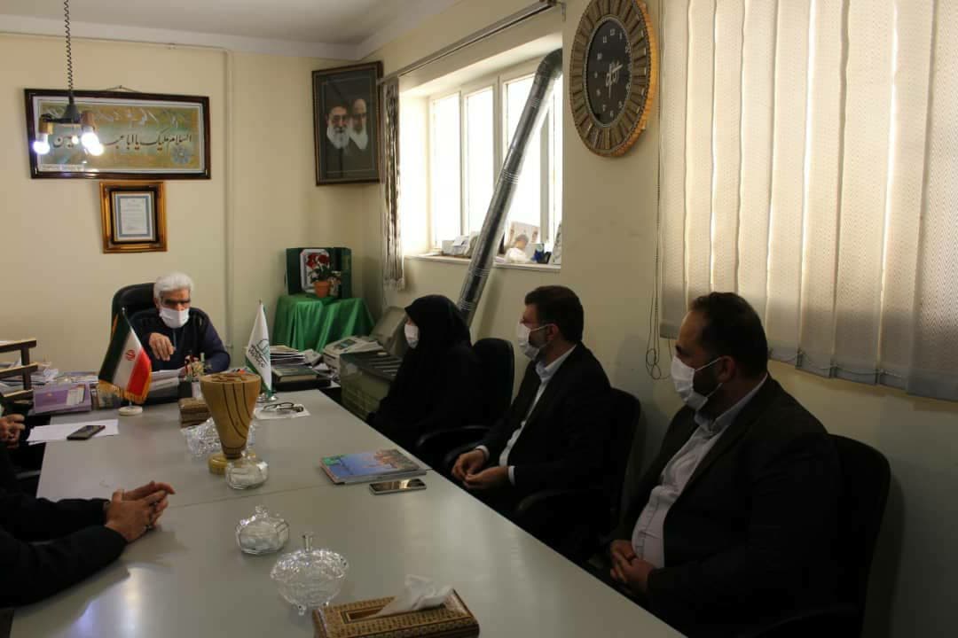 جلسه با رئیس بانک رسالت استان لرستان