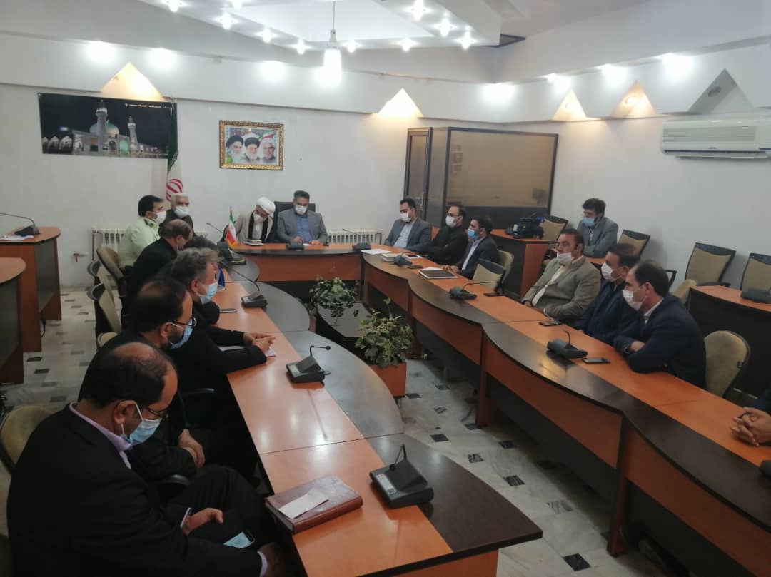 جلسه ستاد بازسازی عتبات عالیات در سالن جلسات فرمانداری کوهدشت