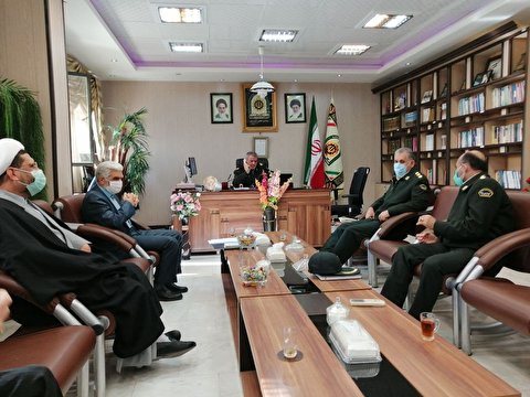 جلسه ستاد بازسازی عتبات عالیات با فرماندهی نیروی انتظامی