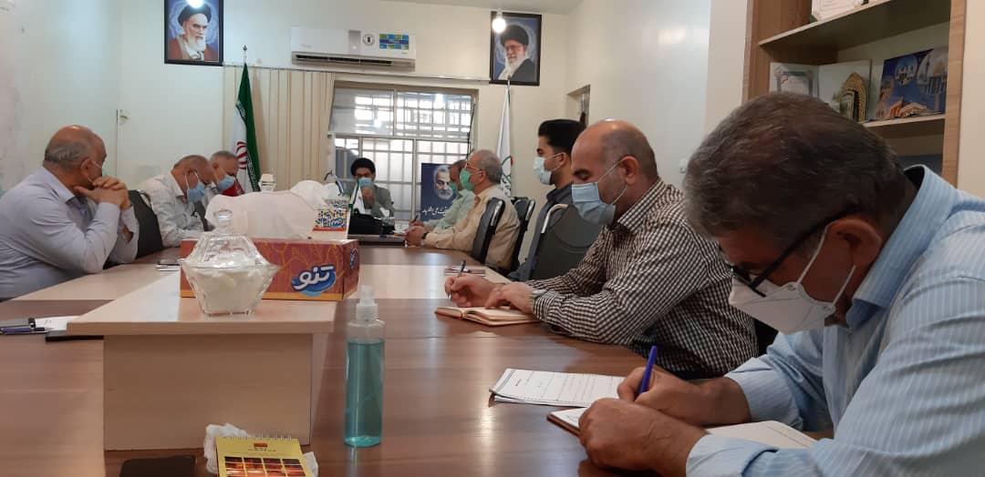 جلسه شورای معاونین ستاد استان خوزستان با حضور بازرسان اعزامی از ستادبازسازی عتبات عالیات کشور