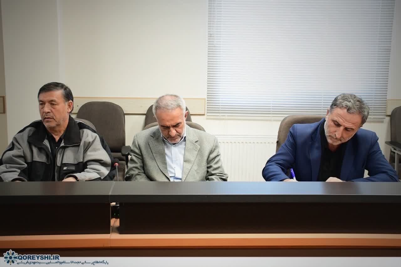 جلسه دیدار با رئیس هیئت امناء استان آذربایجان غربی