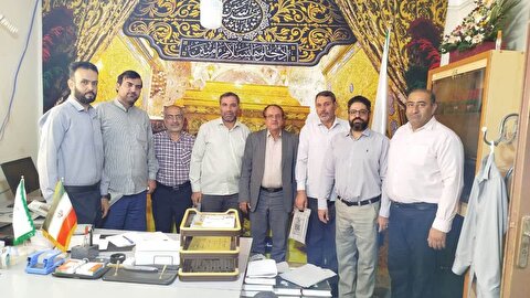 دیدار جناب سرهنگ جعفری فرمانده سپاه عشایری سپاه حضرت ابوالفضل استان لرستان و هیات همراه با رئیس ستاد توسعه و بازسازی عتبات عالیات استان لرستان