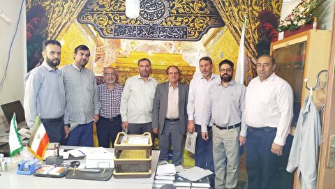 دیدار جناب سرهنگ سالاروند مسئول معاونت فرهنگی خانواده سپاه حضرت ابوالفضل استان لرستان با جناب سرهنگ زینی وند رئیس ستاد