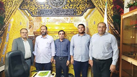دیدار جناب سرهنگ حیات الغیب فرماندهی مهندسی سپاه حضرت ابوالفضل ع استان لرستان با رئیس ستاد مهندسی