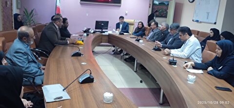 دیدار با کادر درمان بیمارستان شهید رحیمی