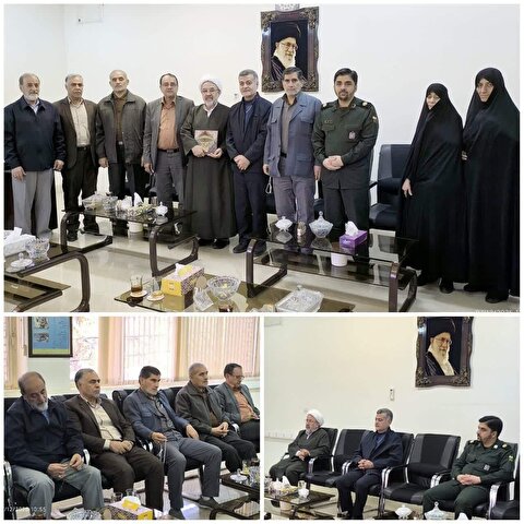 دیدار با مسئول دفتر نمایندگی ولی‌فقیه در سپاه حضرت ابوالفضل(ع) استان لرستان