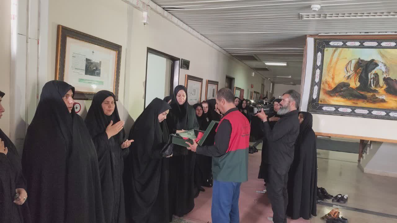 حضور در مراسم عزاداری تاسوعا و عاشورای حسینی (ع) کارکنان صدا وسیما
